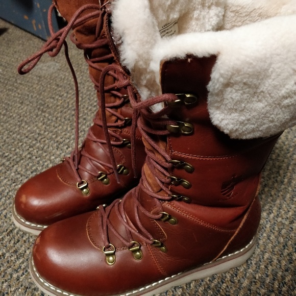Warm Winter Boots, Sherpa Lined, Royal Canadian - Picture 6 of 8